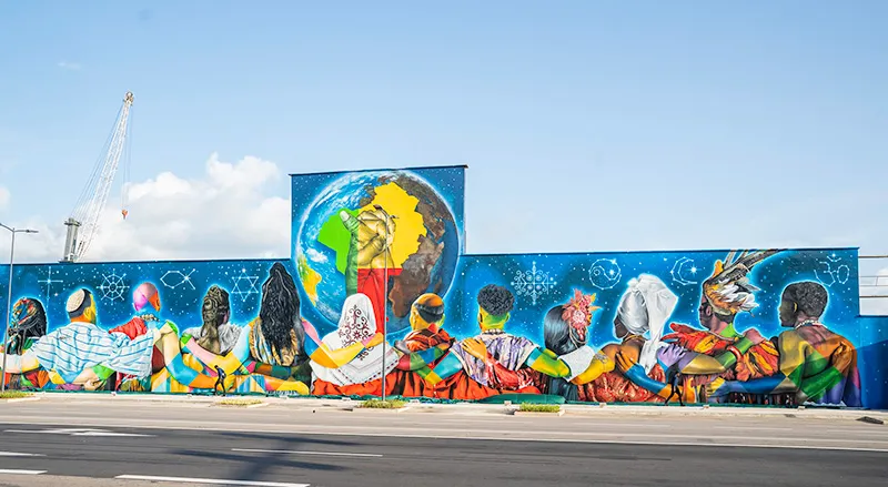 đš Le Mur du Port â Fresque murale gĂ©ante