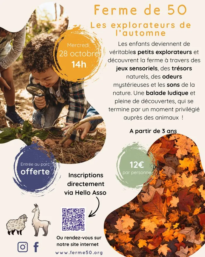 Ateliers familles - Les explorateurs de l'automne