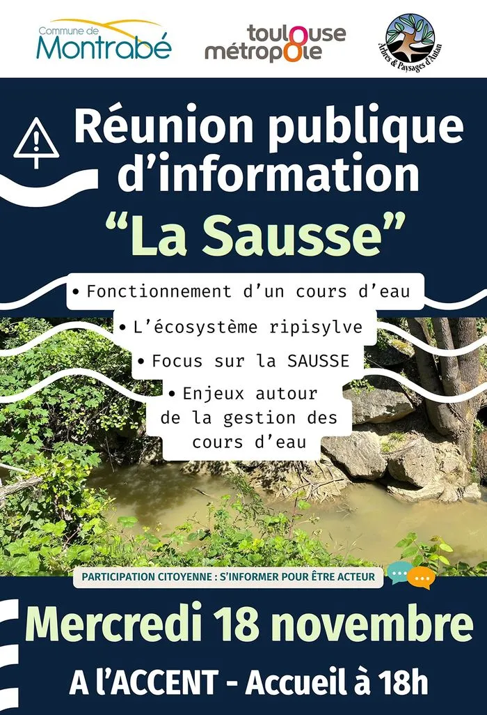 Réunion publique sur le cours d'eau "La Sausse"