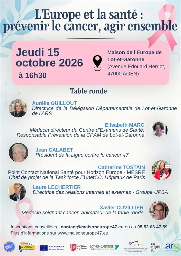 L'Europe et la santé : prévenir le cancer, agir ensemble