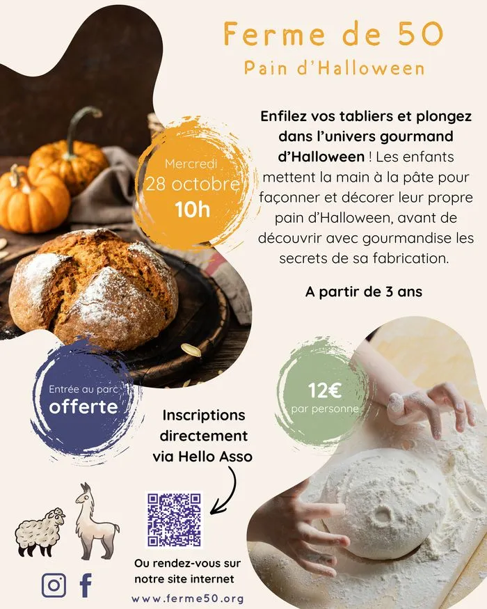 Ateliers familles - Pain d'Halloween