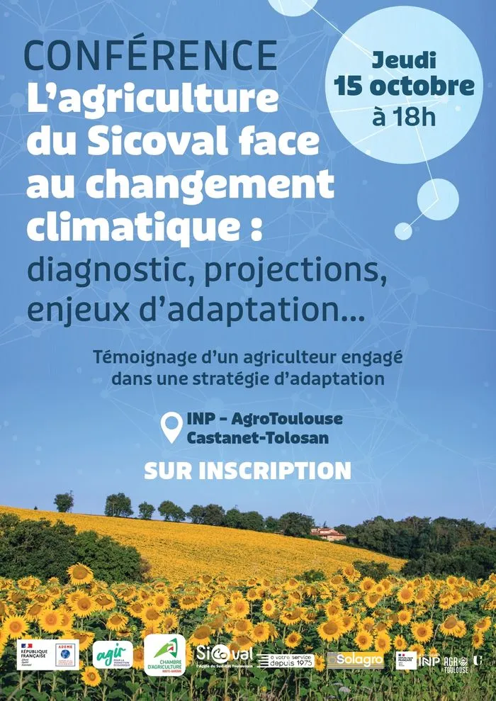 L’agriculture du Sicoval face au changement climatique : diagnostic territorial, projections climatiques, enjeux d'adaptation