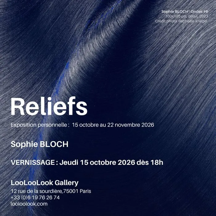 Exposition solo « Reliefs » : Sophie Bloch