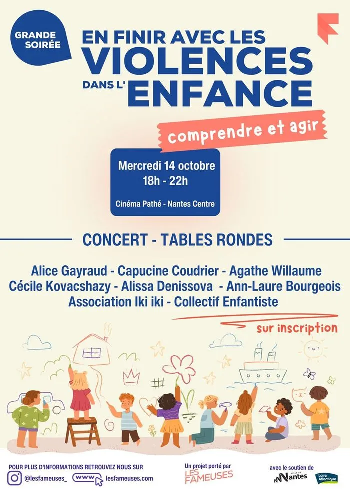 Grande soirée Enfance – En finir avec les violences dans l'enfance. Comprendre et agir
