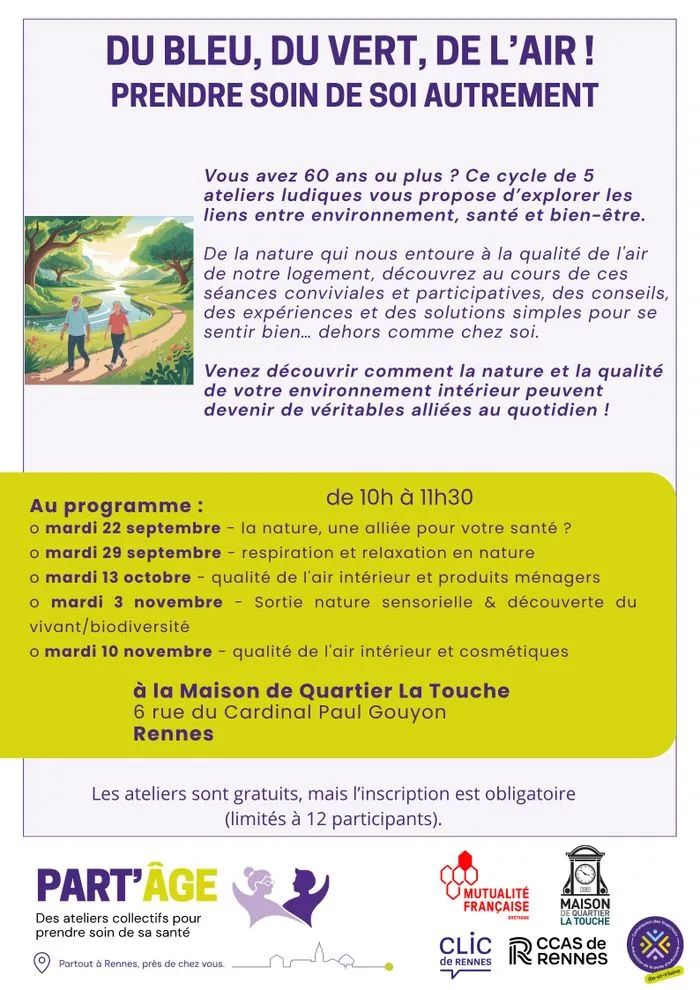 Du bleu, du vert, de l’air ! Prendre soin de soi autrement