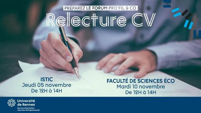 CHECK CV / Relecture sans rendez-vous