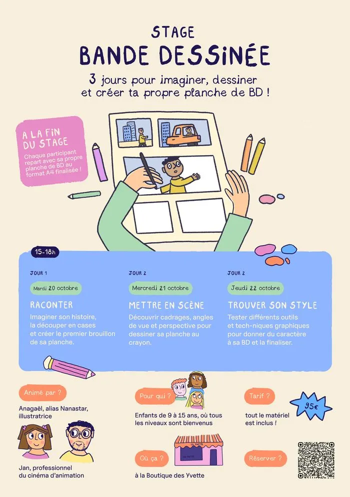 Stage BD - 9-15 ans