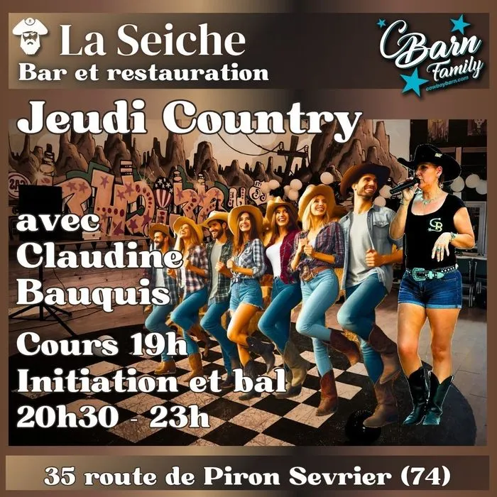 Initiation et bal Country avec Claudine Bauquis