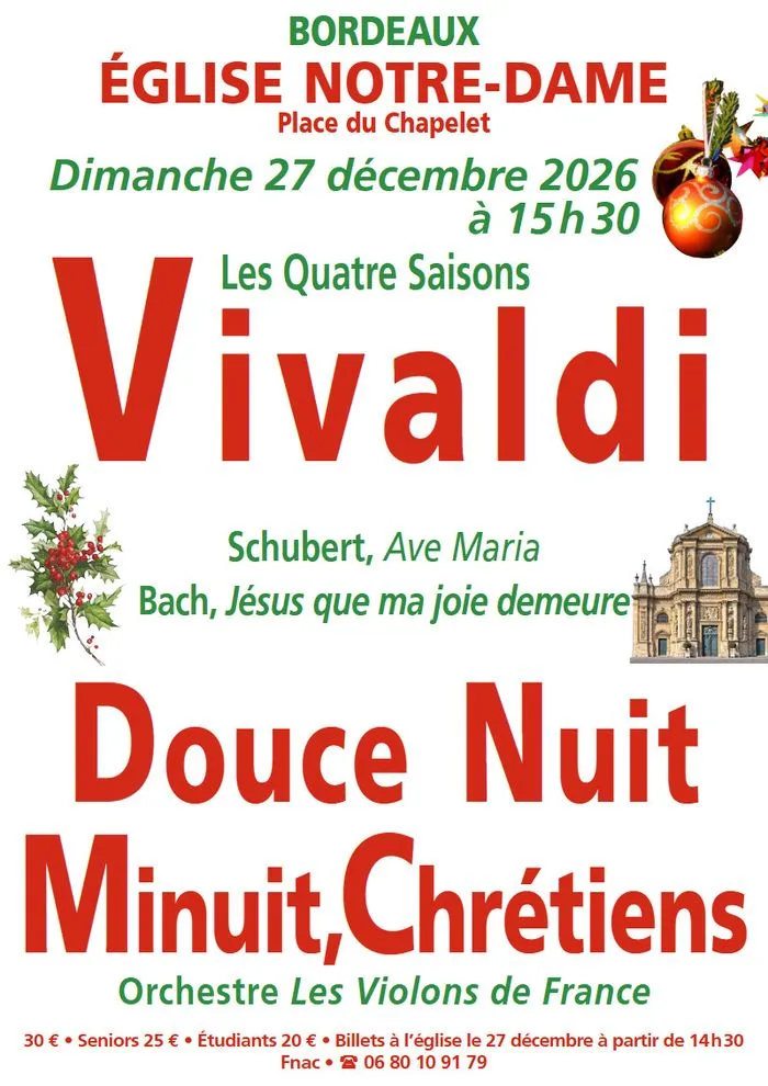 Les Quatre Saisons de Vivaldi et musiques de Noël