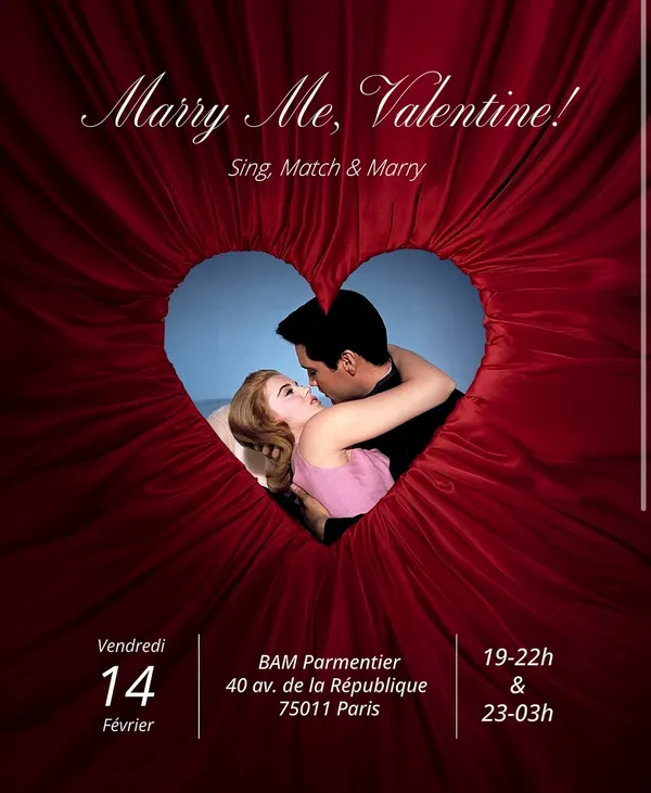 🎤 Marry Me, Valentine! – Le karaoké de l’amour au BAM