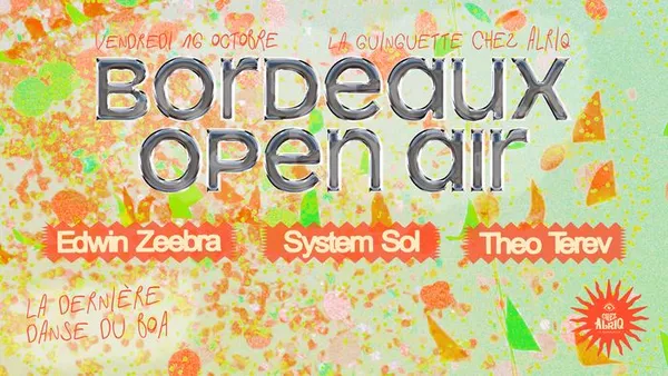 CLOSING - Bordeaux Open air x Chez Alriq - 16.10