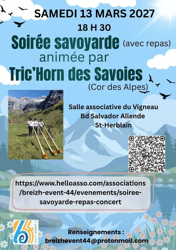 Soirée Savoyarde (repas/concert)