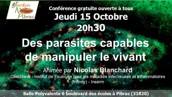 Conférence : Des parasites capables de manipuler le vivant