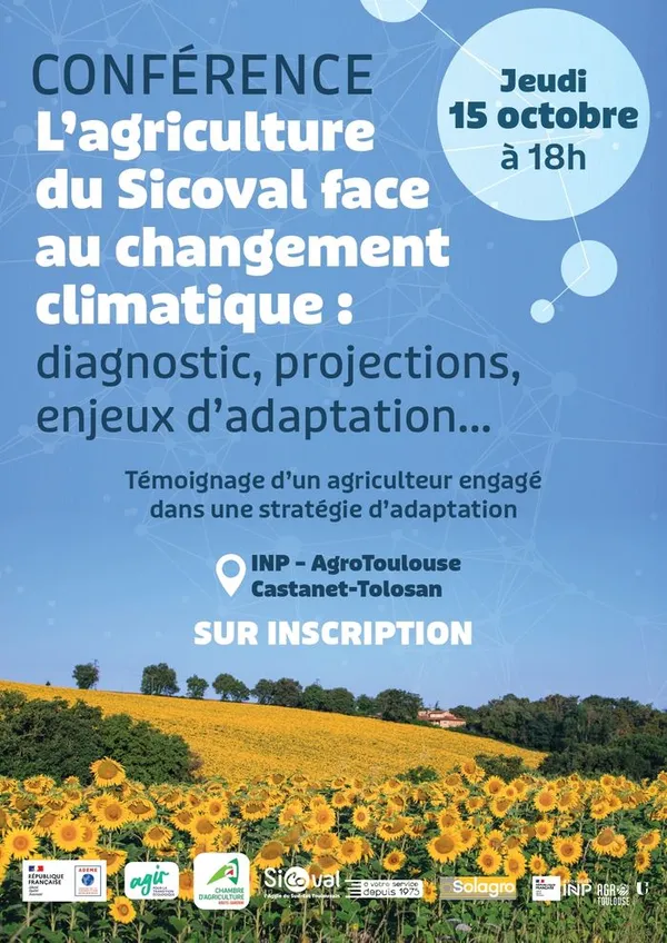 L’agriculture du Sicoval face au changement climatique : diagnostic territorial, projections climatiques, enjeux d'adaptation