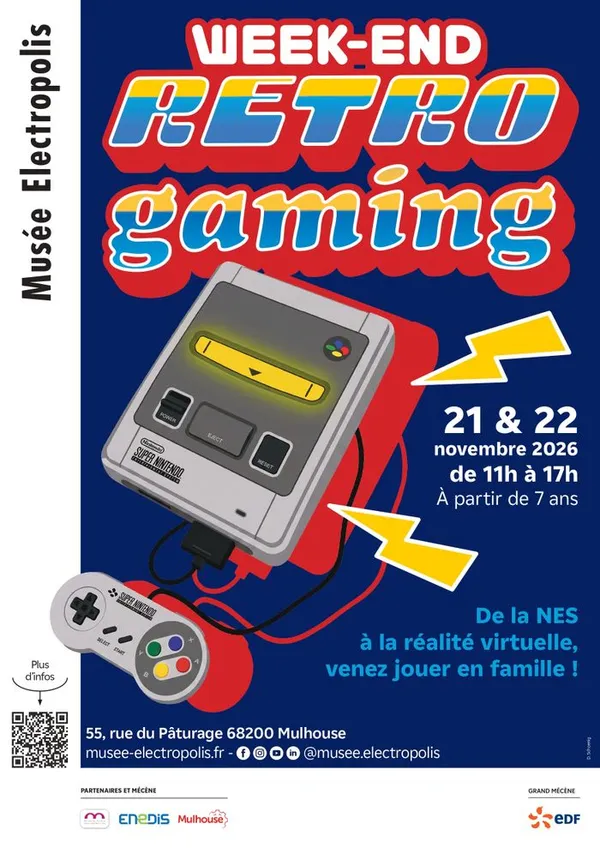 Week-end rétrogaming au Musée Electropolis