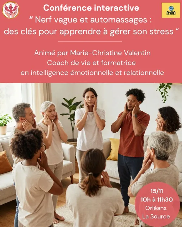 Conférence interactive “ Nerf vague et automassages :des clés pour apprendre à gérer son stress “
