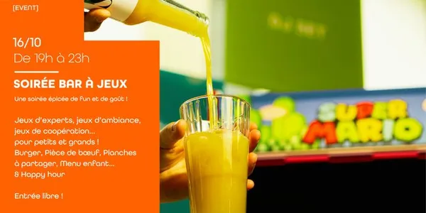 Soirée Bar à jeux