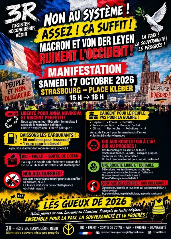 Les bellicistes Macron et Von der Leyen ruinent l’Occident ! STOP !