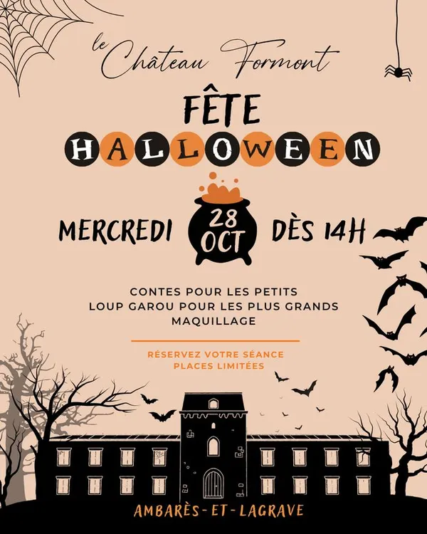 Halloween enfant au château Formont