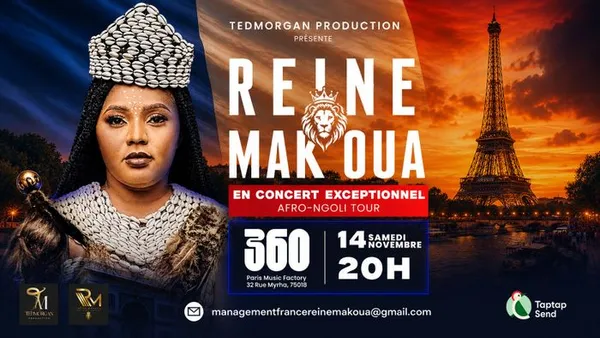 Reine Makoua "Afro-Ngoli Tour" - concert à Paris