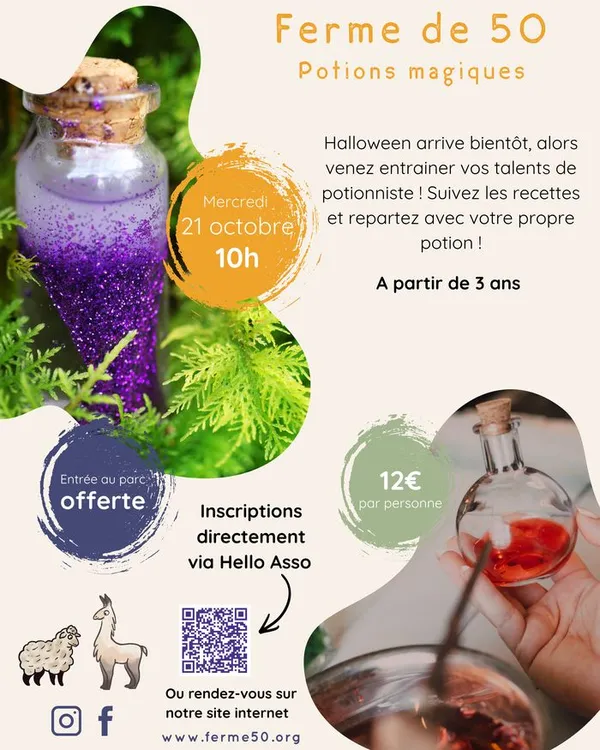 Ateliers familles - Potions magiques