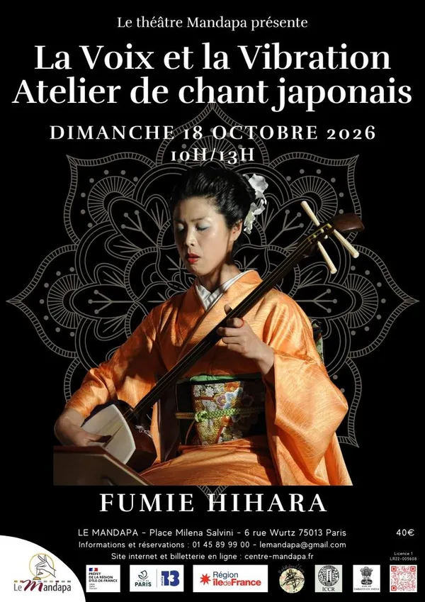 La Voix et la Vibration, Atelier de chant japonais par Fumie Hihara