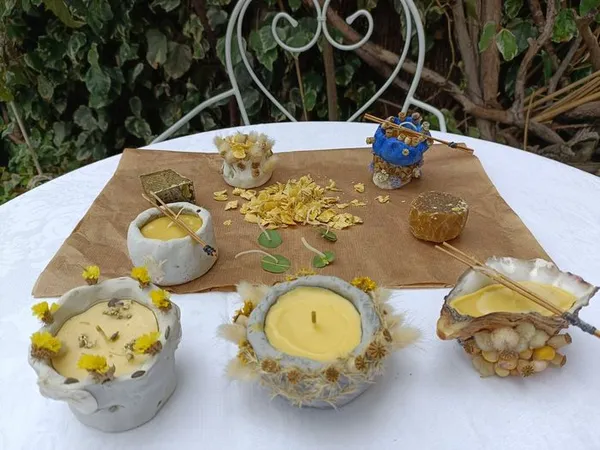 Atelier de curiosité : fabrication de bougies naturelles