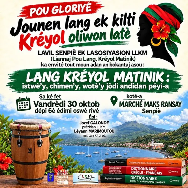 LANG KRÉYOL MATINIK : "istwè'y, chimen'y, wotè'y jodi andidan péyi-a"