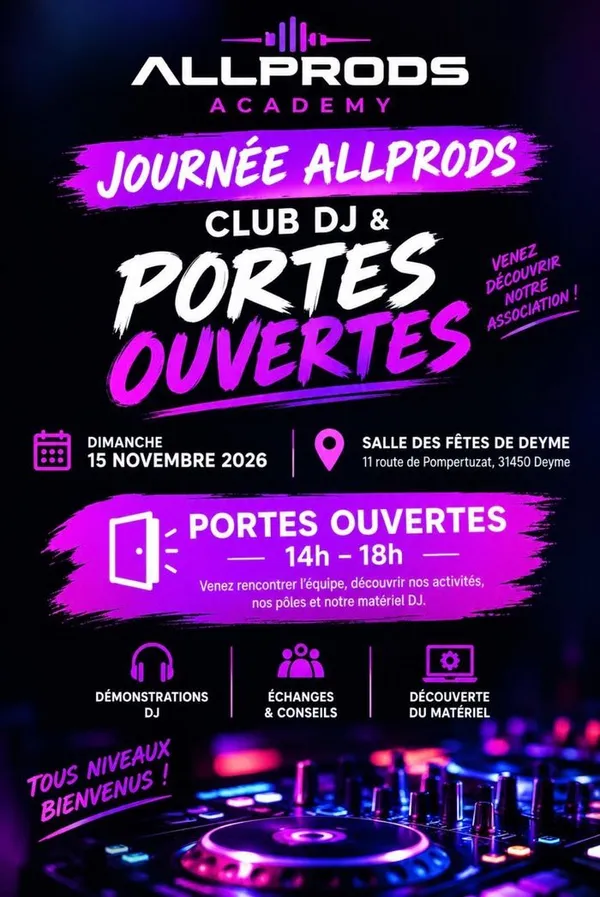 Journée Portes Ouvertes - Club DJ