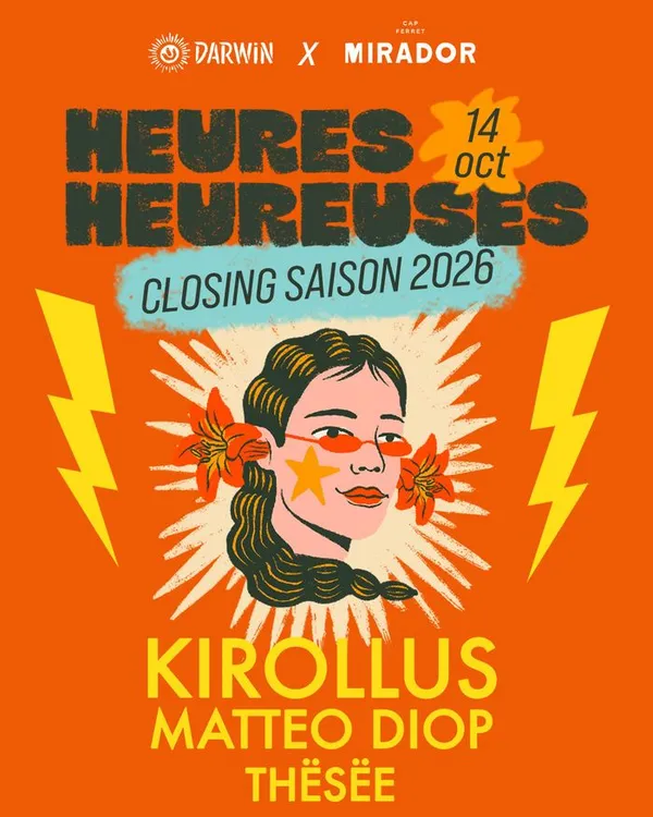 Darwin x Mirador : closing des heures heureuses