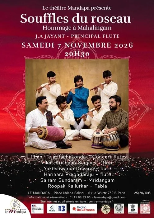 Souffles du roseau - Musique indienne