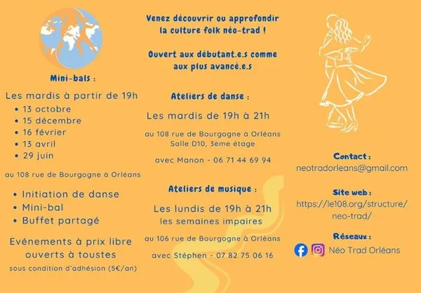 Atelier Danse Néo-trad / Néo-Folk