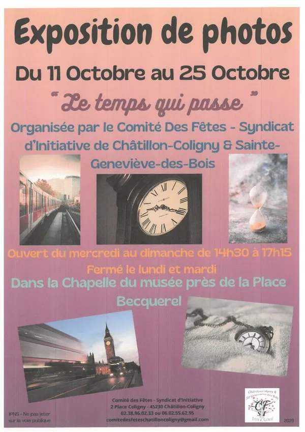 Exposition photo "Le temps qui passe"