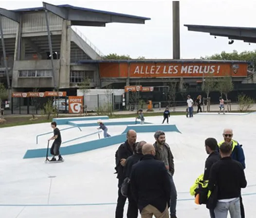 Le parc urbain et sportif du Moustoir