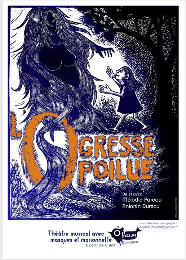 « L’Ogresse poilue » théâtre musical avec masques et marionnettes
FAMILIAL