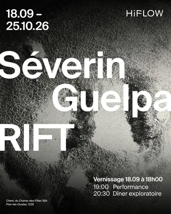 RIFT – Solo show de Séverin Guelpa