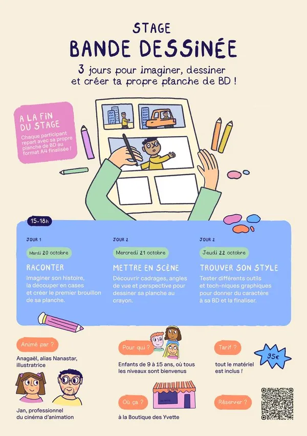 Stage BD - 9-15 ans