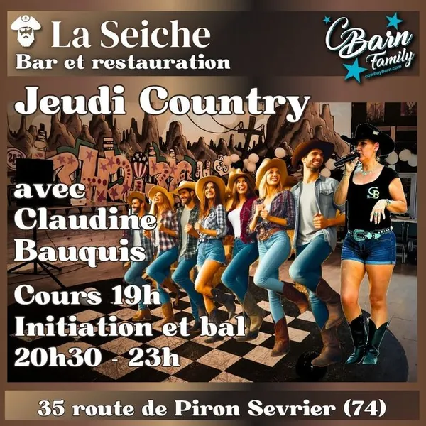 Initiation et bal Country avec Claudine Bauquis