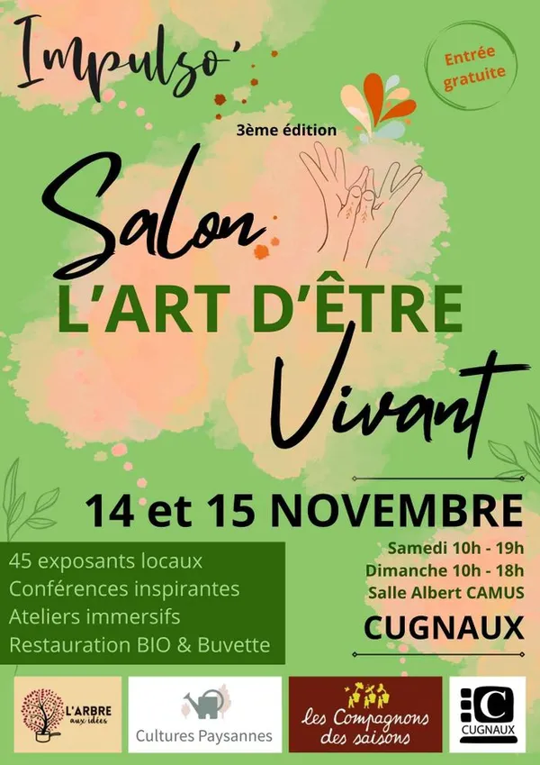 Troisième édition du salon L’Art d’Être Vivant